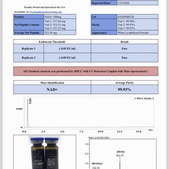 NAD+ 500mg 2 22e
